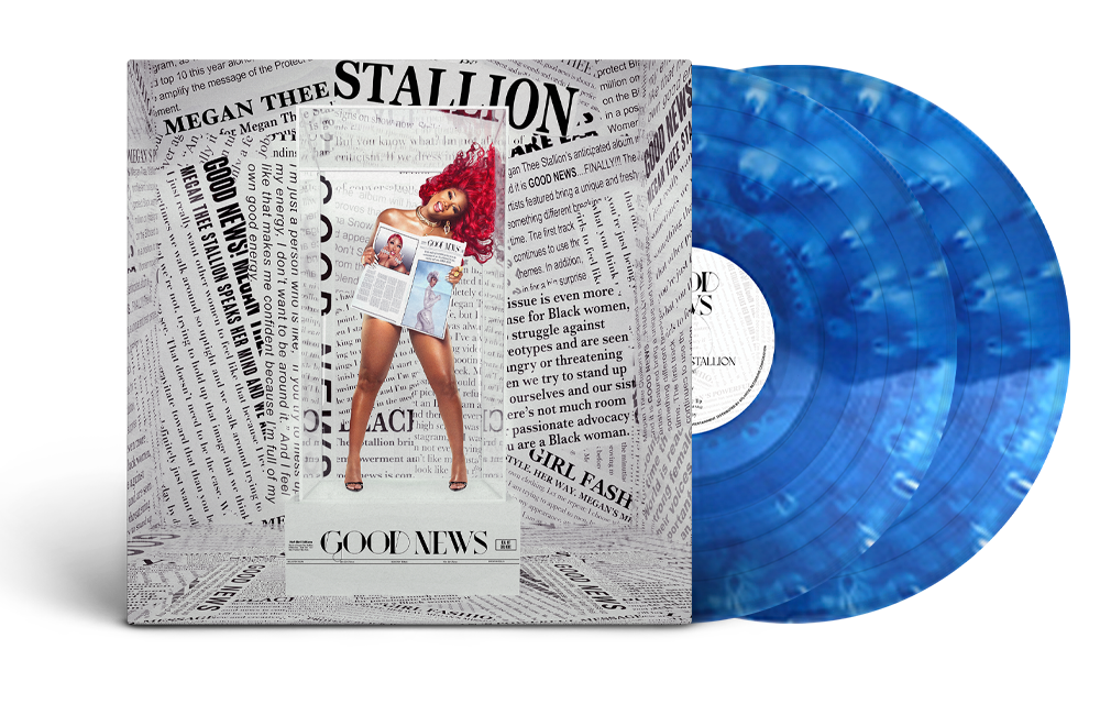 Good News Blue & White Swirl 2LP Vinyl